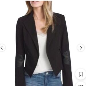 Black Blazer, open front